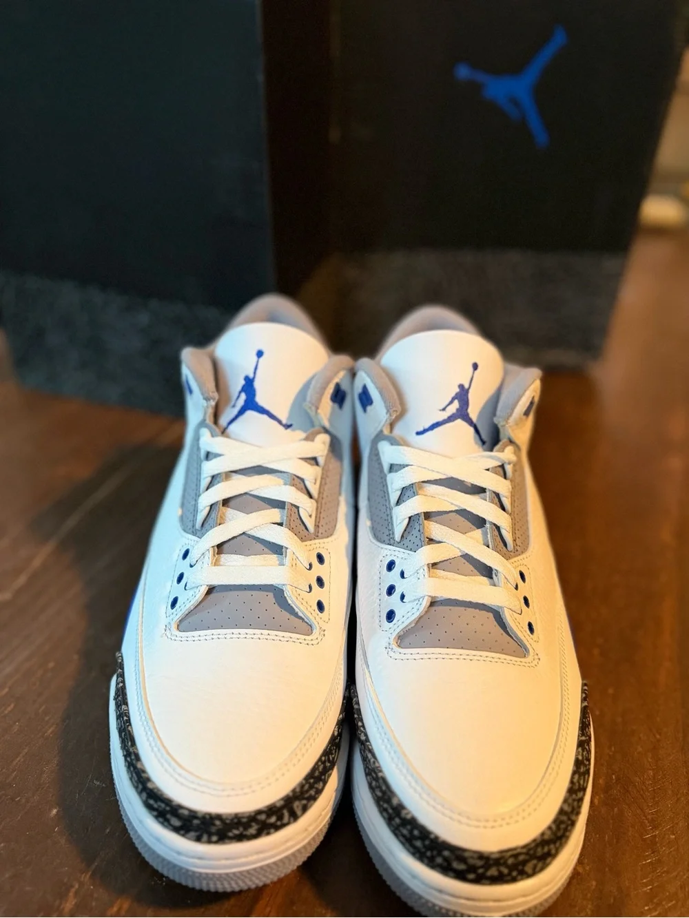 Jordan 3 Retro Black White Elephant Print